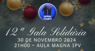 Gala da APPDA-Viseu acontece pela 12ª vez a 30 de novembro na Aula Magna do IPV