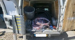Mangualde: GNR constituiu arguidos 3 homens por furto de materiais preciosos