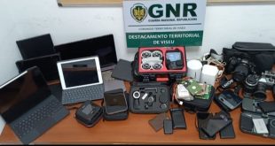 Viseu: GNR apreendeu material informático e eletrônico